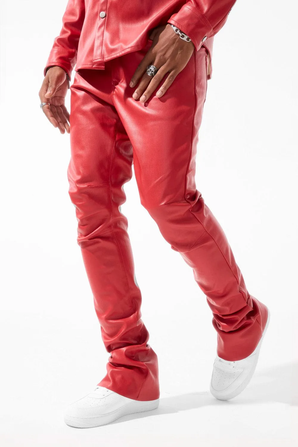 Ross Stacked - Thriller Pants (Red)