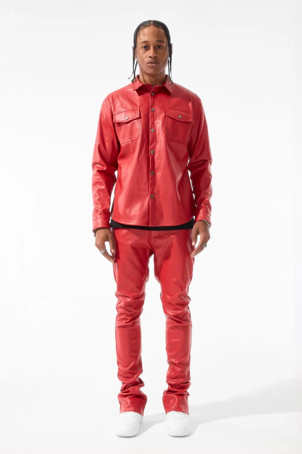 Ross Stacked - Thriller Pants (Red)