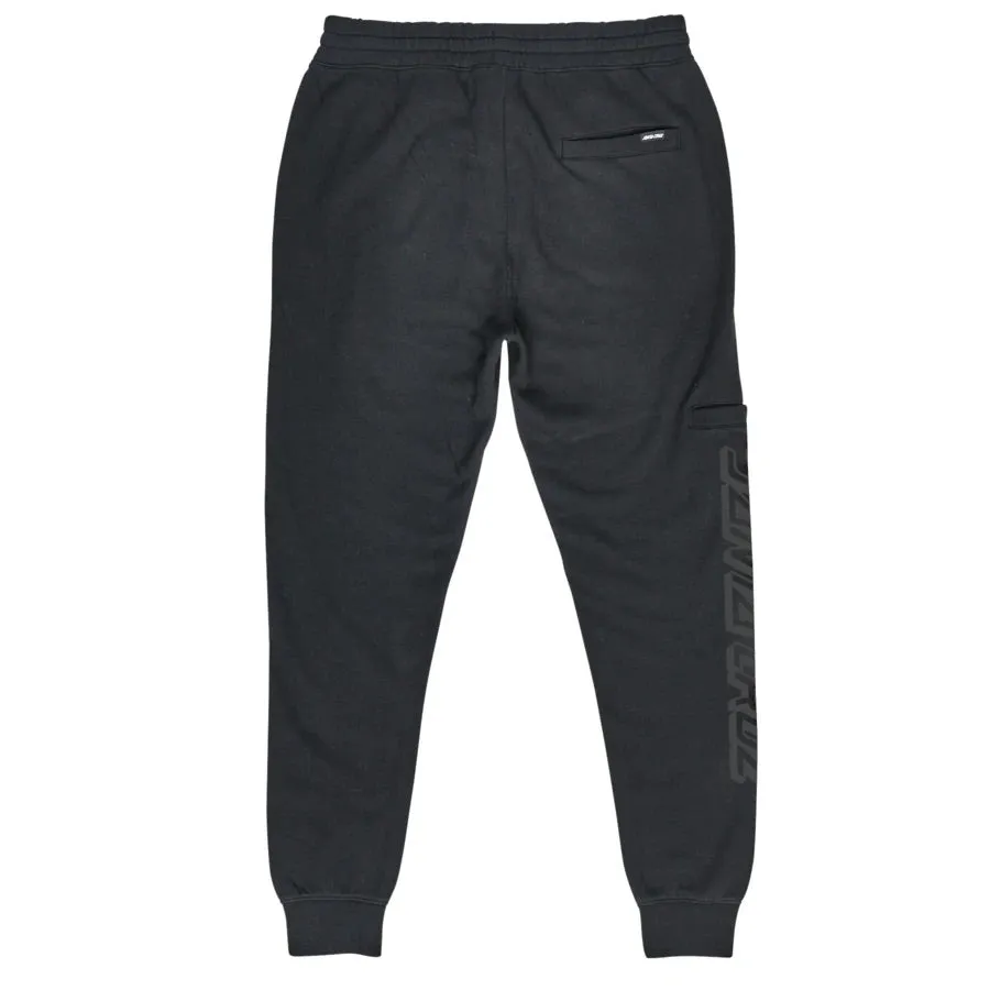 Santa Cruz outline strip jogger sweat pants black