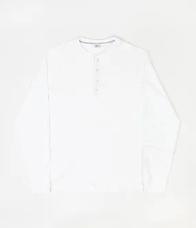 Schiesser Karl-Heinz Henley Long Sleeve T-Shirt - White