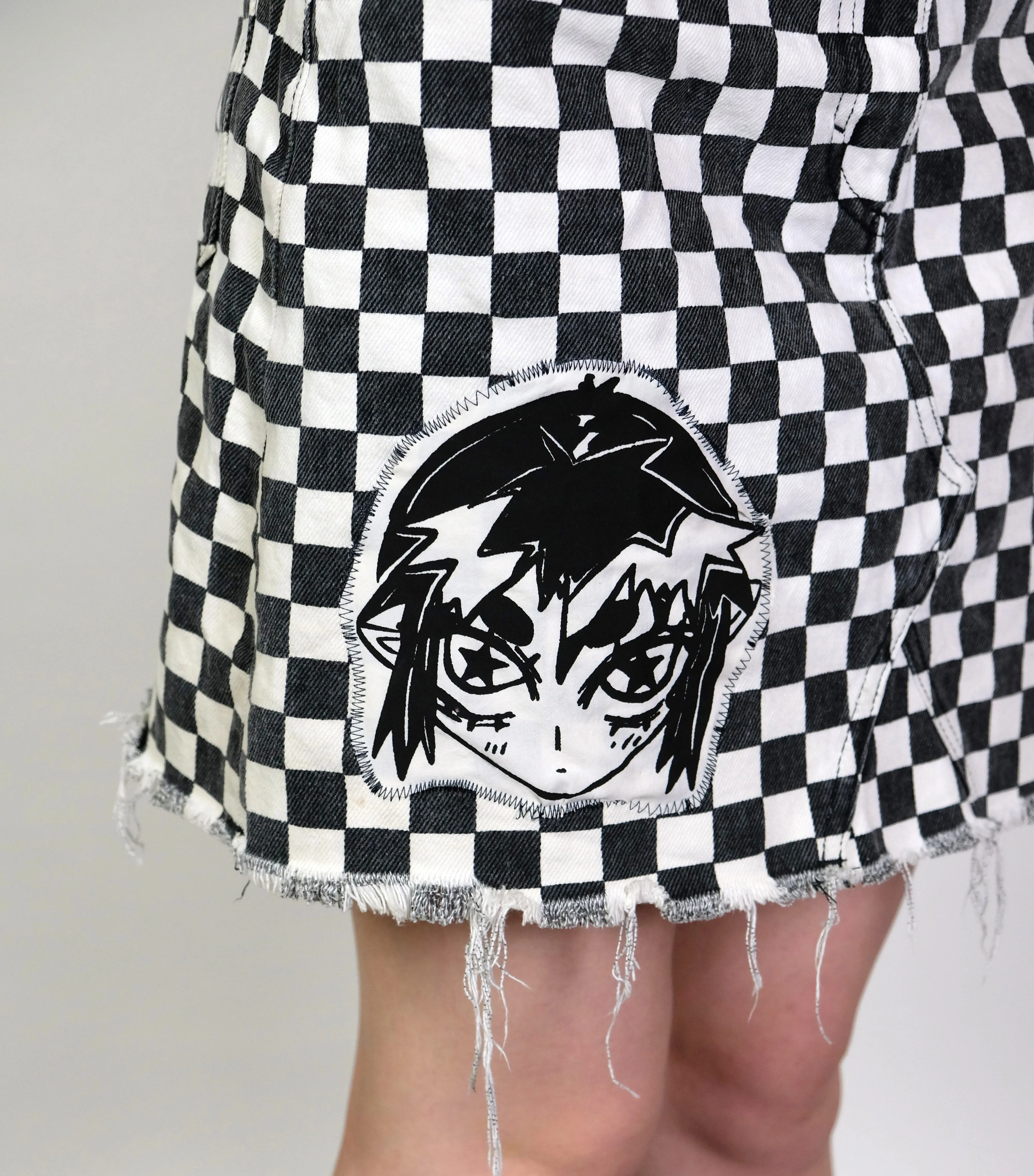 Screen Print Checker Skirt S/8