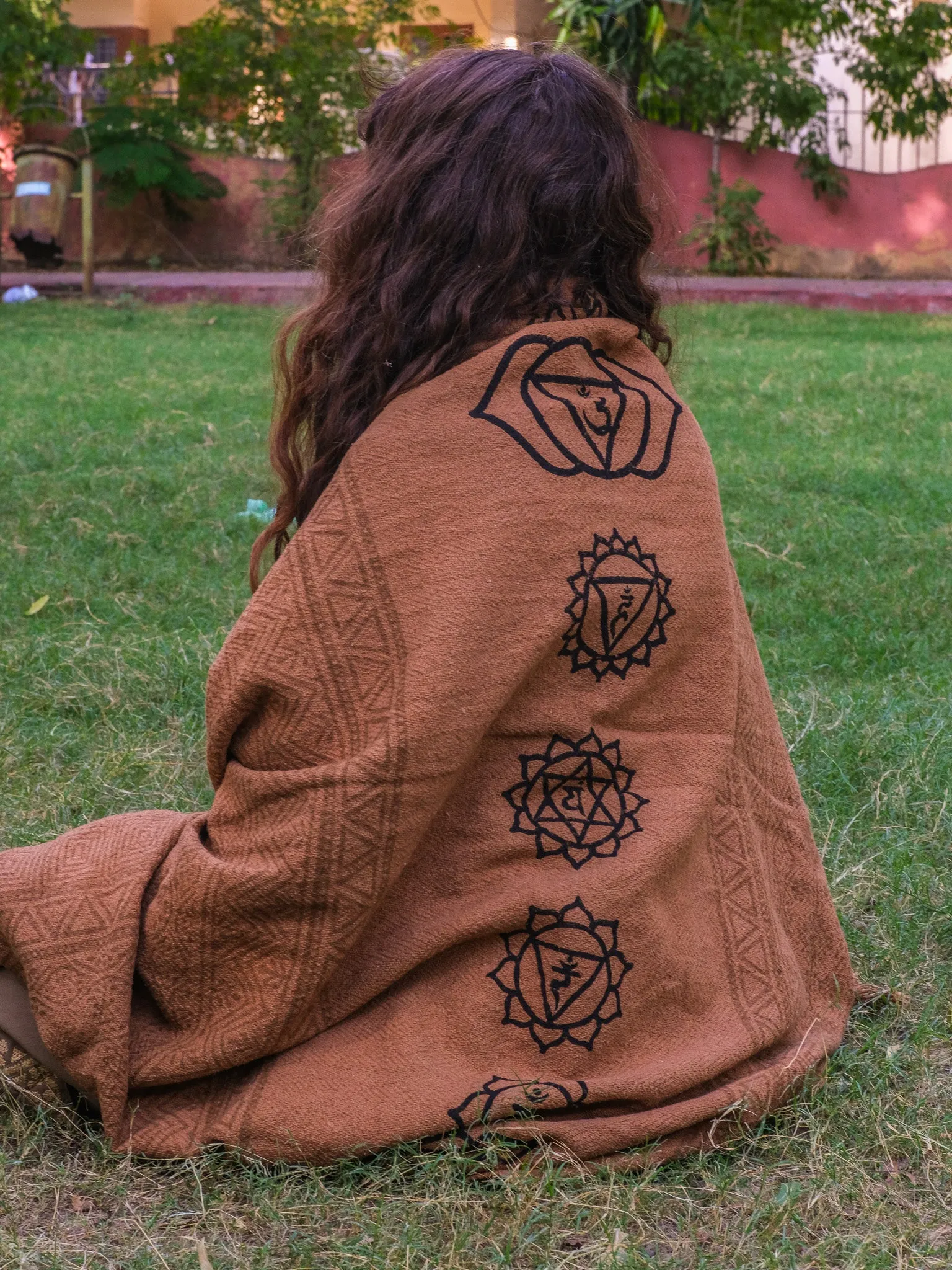 Seven Chakra Shawl