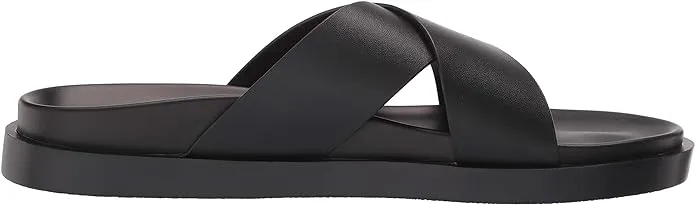 Stacy Adams Men's Montel Cross Strap Slide Sandal Loafer