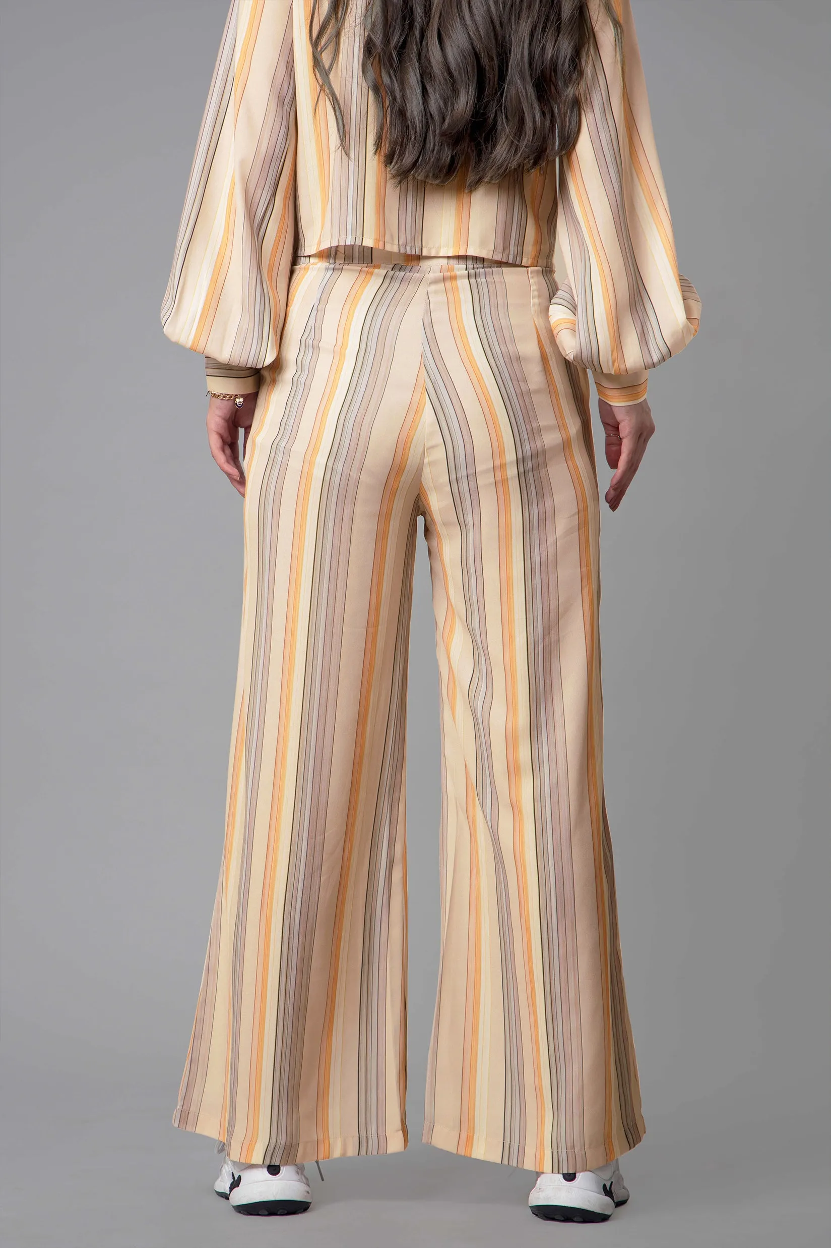 Stripes Flared Trouser