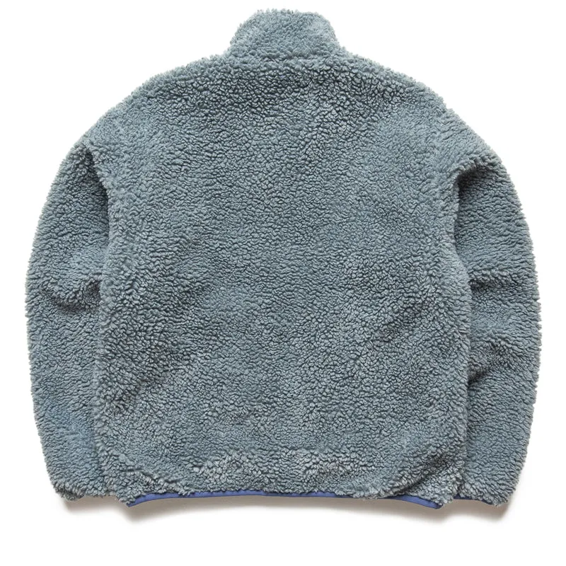 Stussy Sherpa Reversible Jacket - Bluestone