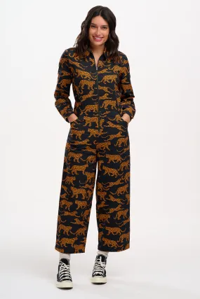 Sugarhill Brighton - Large Leopards Gertie Cropped Jumpsuit