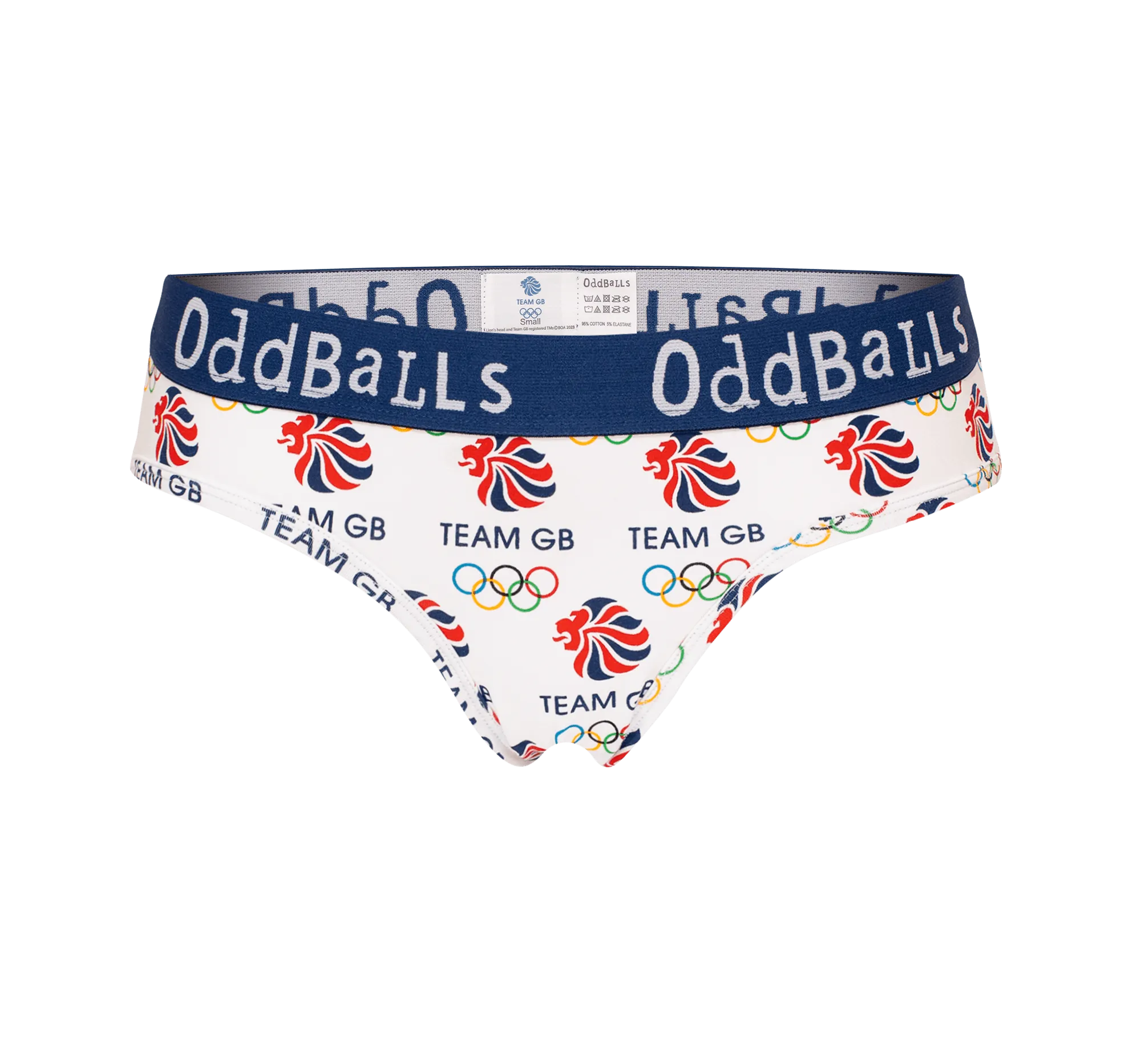 Team GB - White - Ladies Briefs