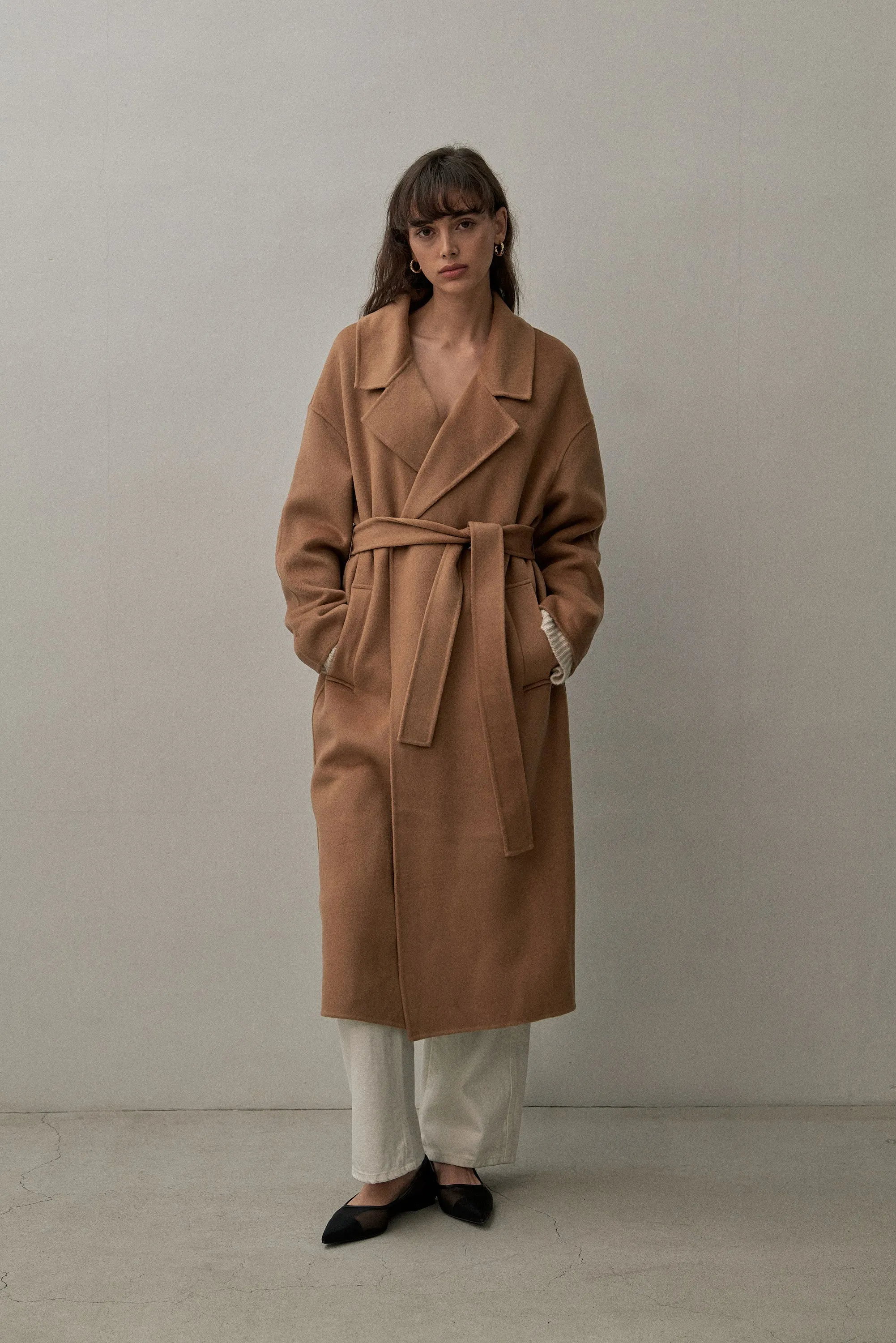 THE LONDON COAT - CAMEL 90/10