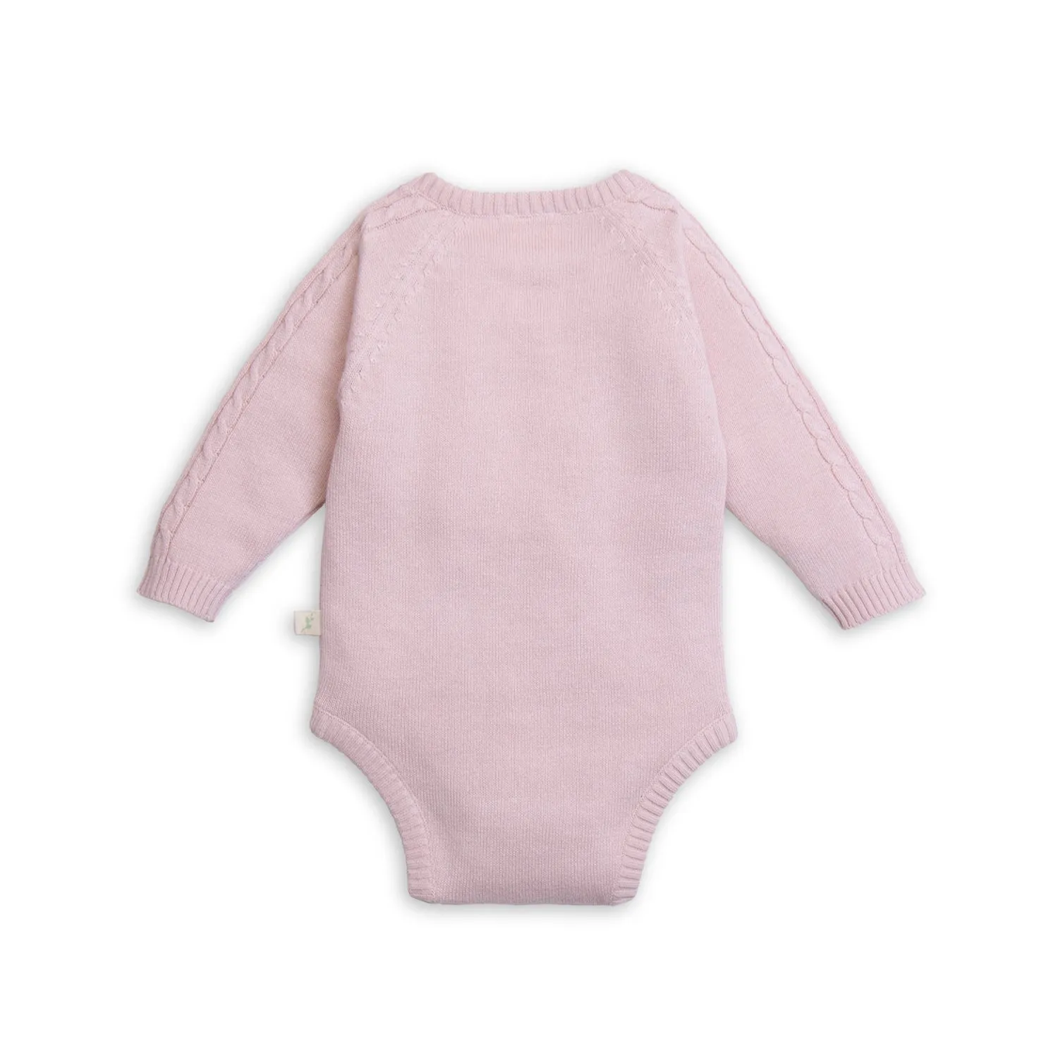 Tiny Twig Cable Knit Bodysuit - Lotus