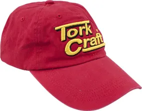 TORK CRAFT TORK CRAFT BASE BALL CAP RED ADJUSTABLE (ONE SIZE FITS ALL) TC00109