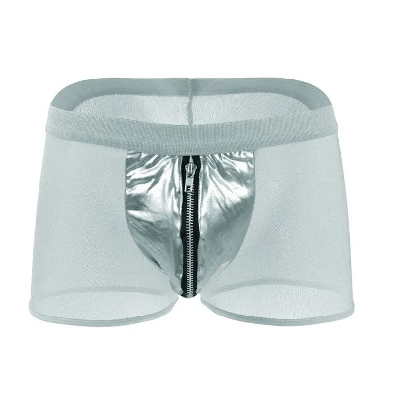 Transparent Nylon Zipper Boxer