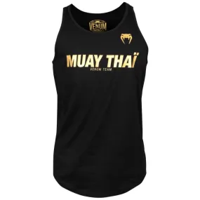 Venum-03816-126 MUAY THAI VT Vest Tank Top XS-XXL Black Gold