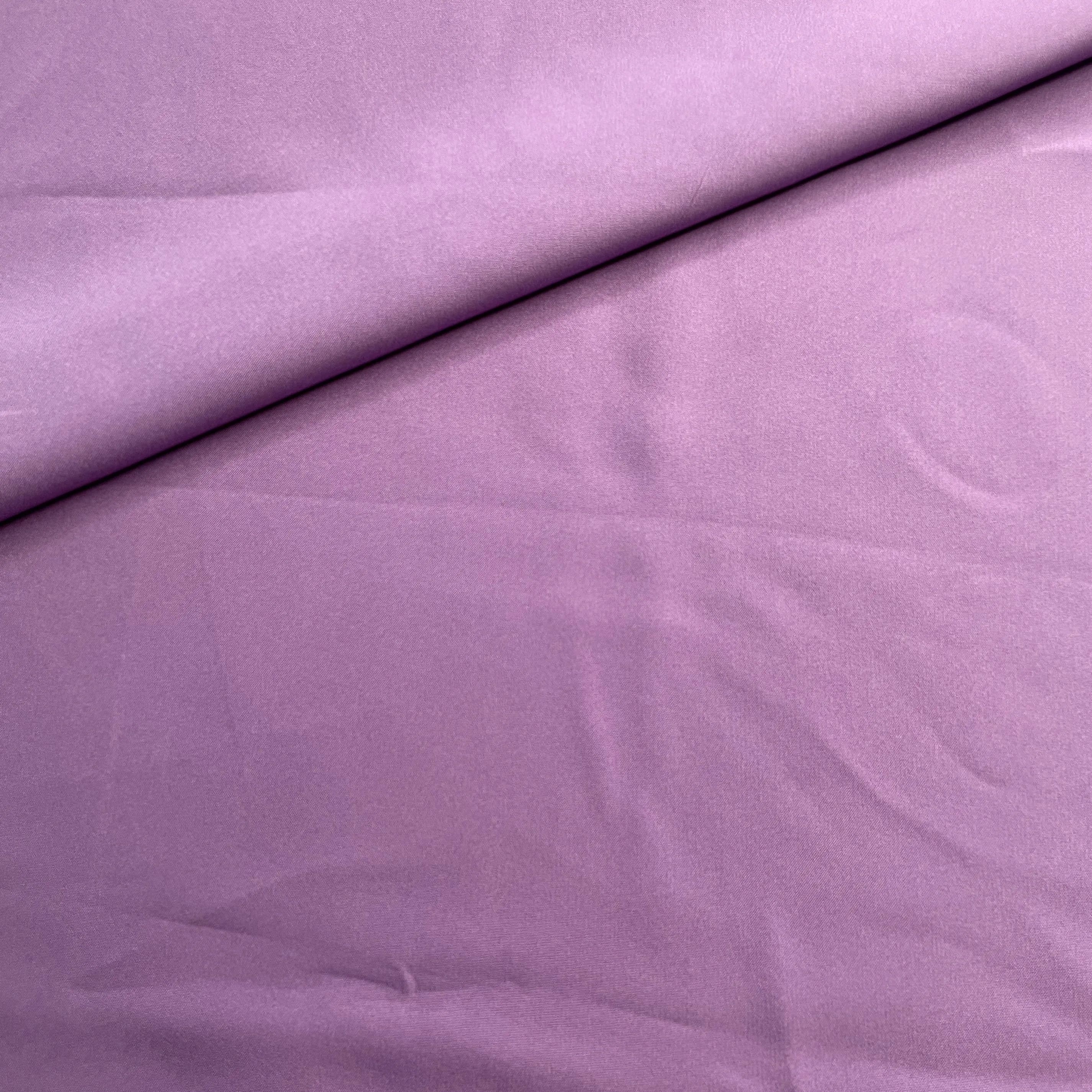 Violet Solid Butter Crepe Fabric