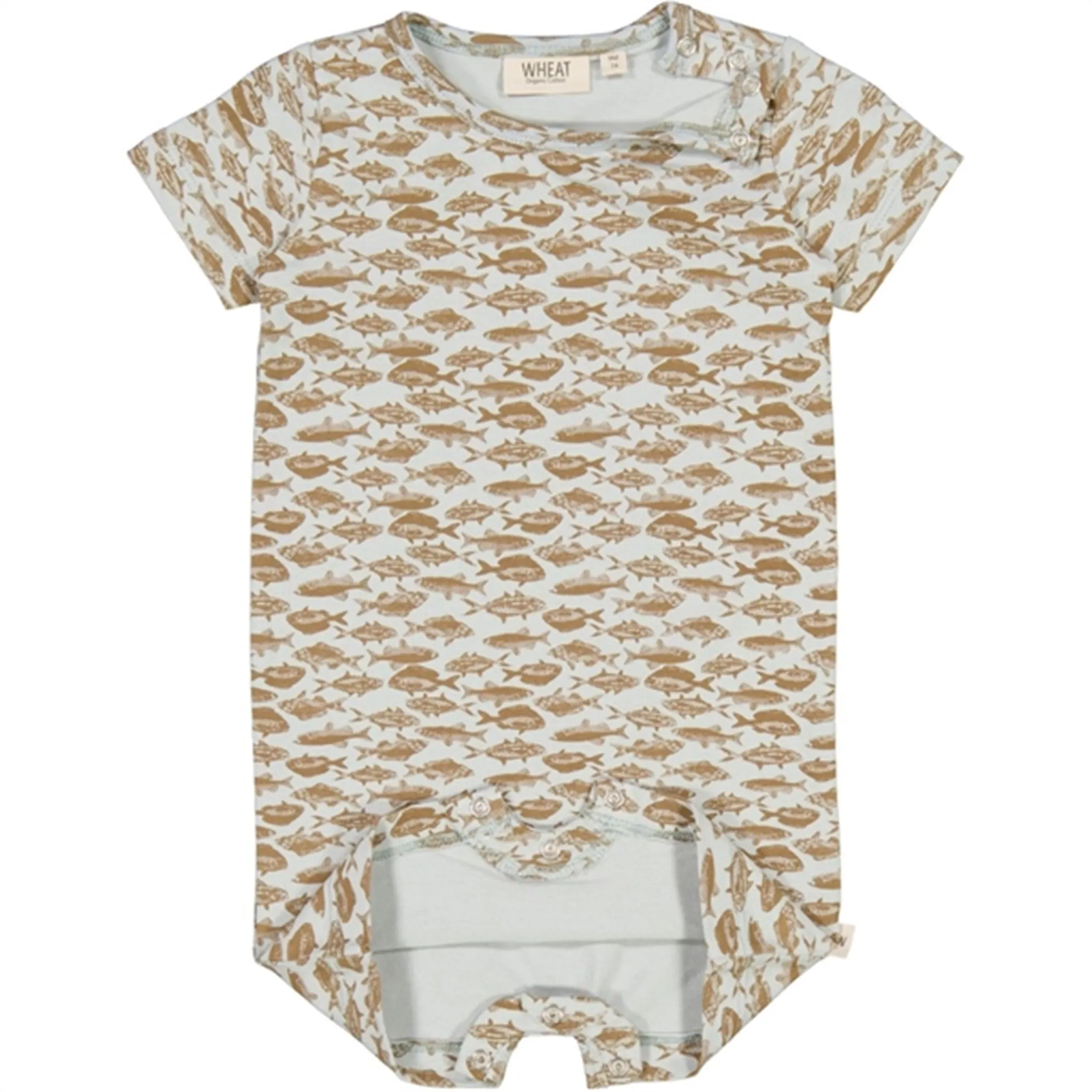 Wheat Dusty Dove Fish Jumpsuit