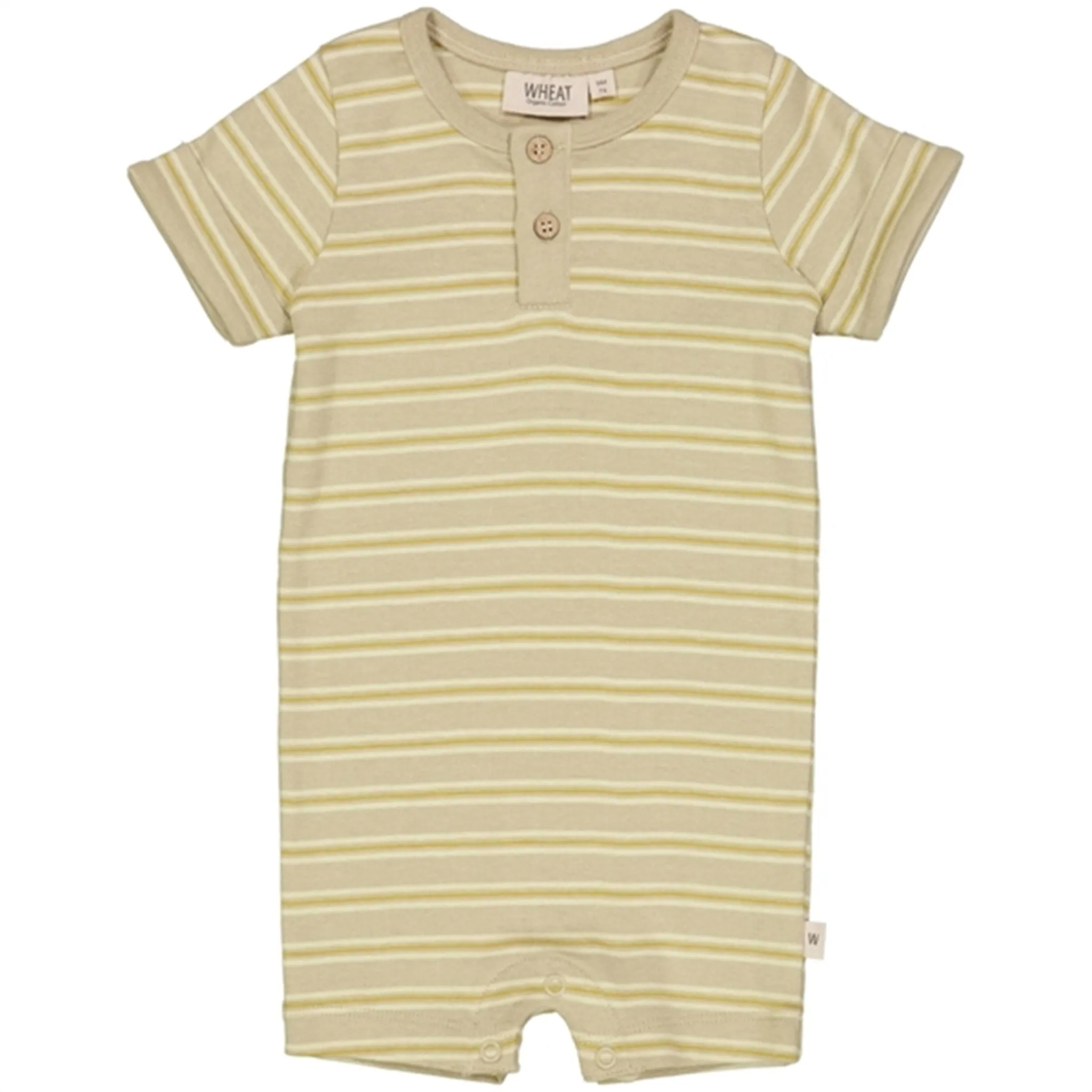 Wheat Sunny Stripe Alfred Jumpsuit