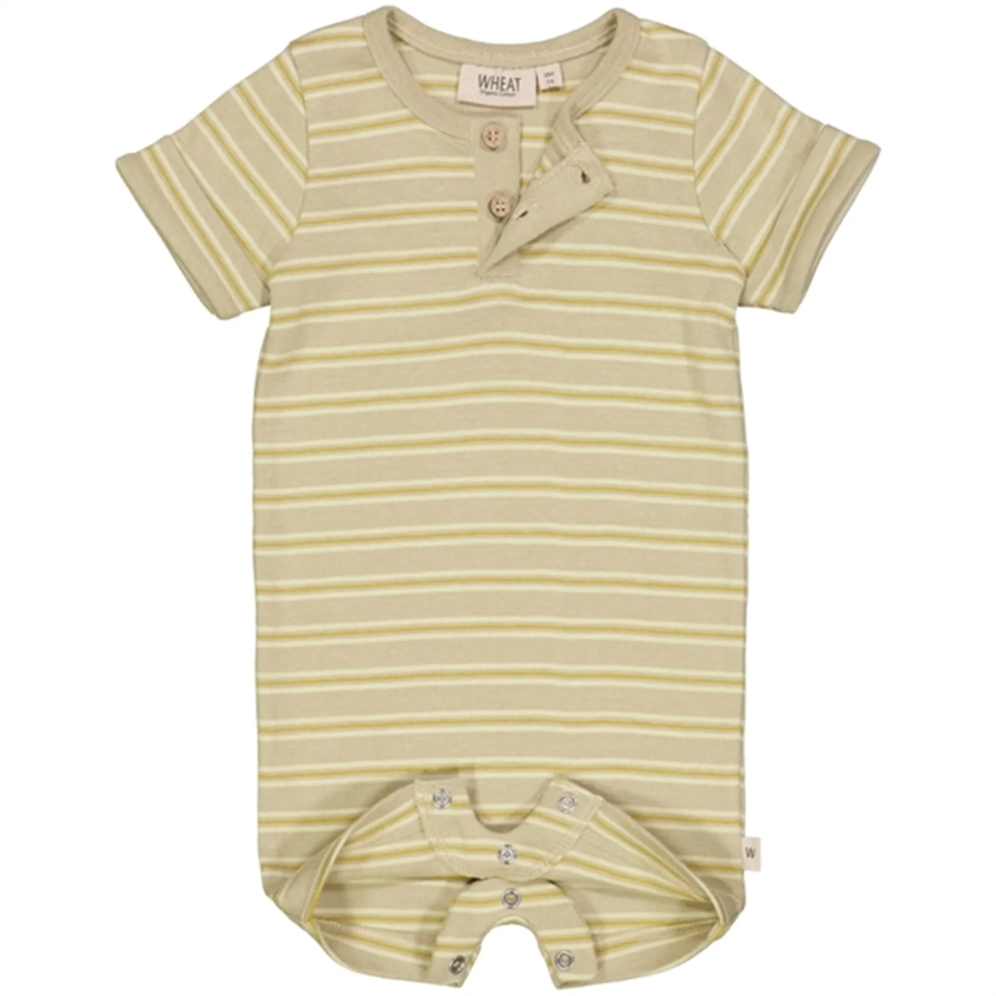 Wheat Sunny Stripe Alfred Jumpsuit