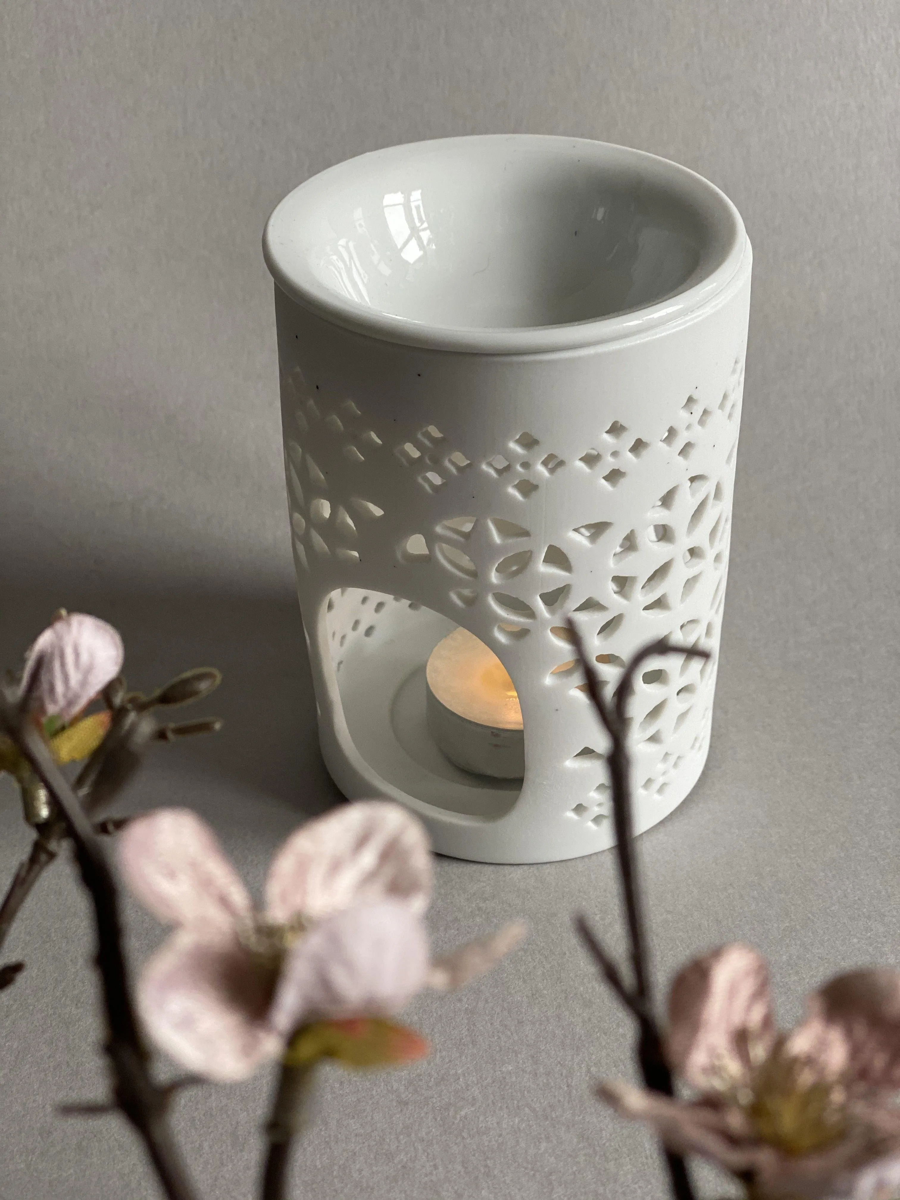 White Ceramic Wax Warmer