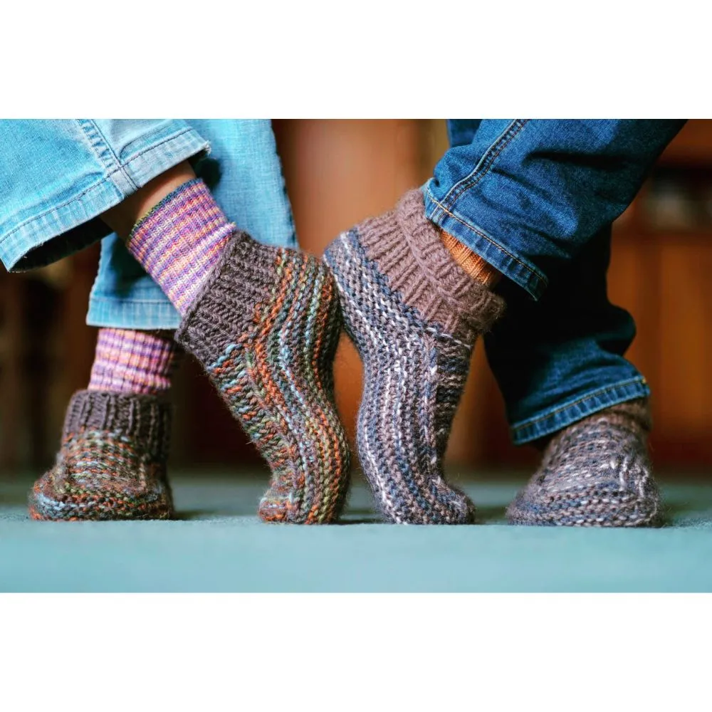 Winter Warmers Hottie & Slippers Knitting Pattern #109