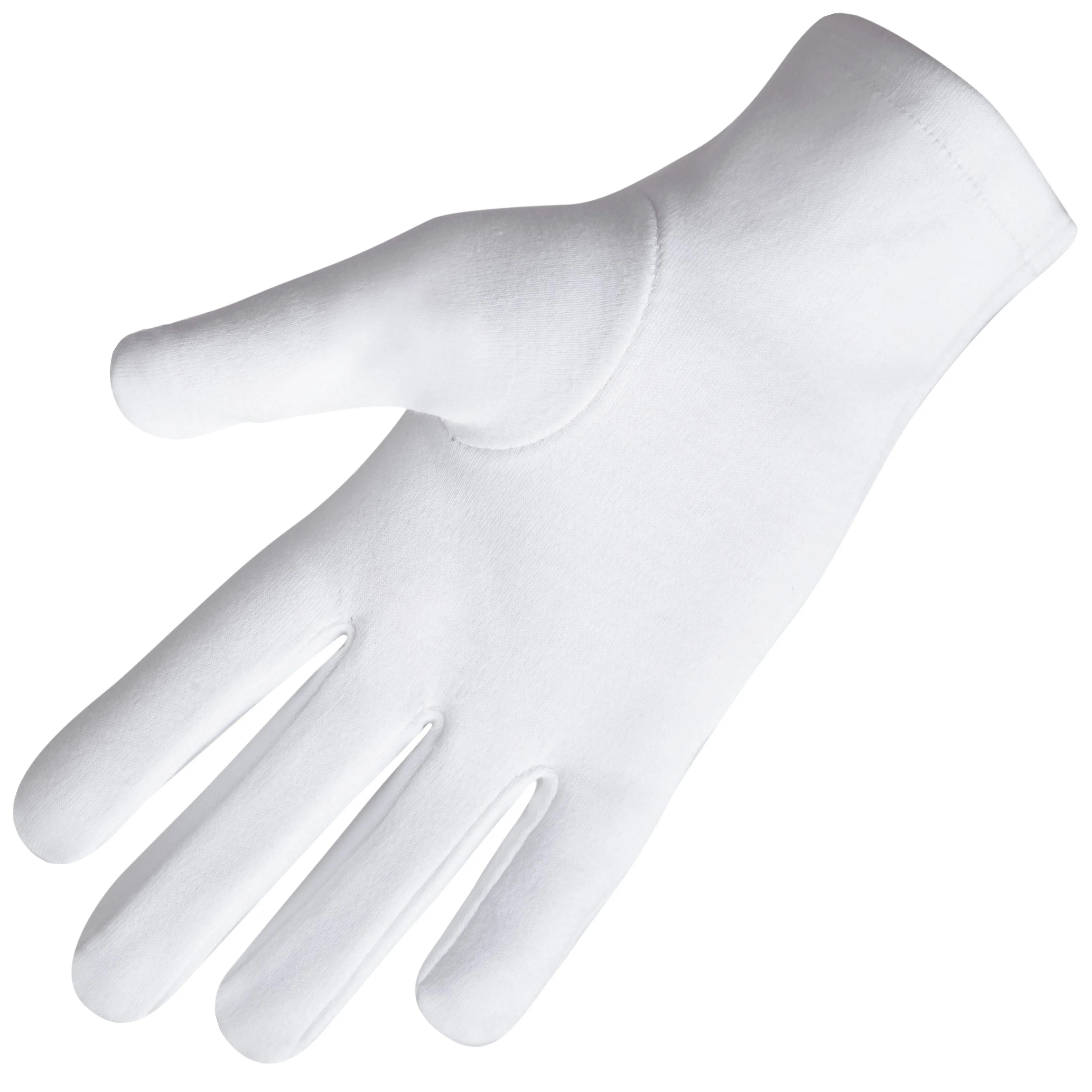 Worshipful Master Blue Lodge Gloves - Pure Cotton With Blue & White Patch